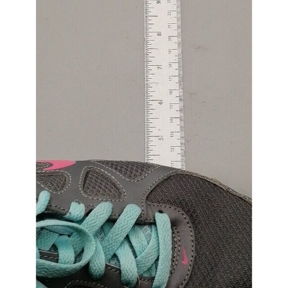 Nike Womens‎ Sneakers Revolution Gray Green Lace Up Running Shoe Low Top 7.5 - Picture 7 of 10